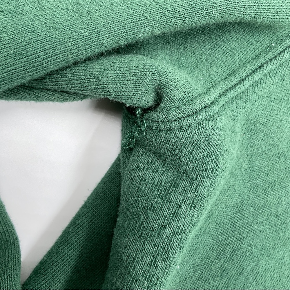 Baylor University Y2K Hooded Zip Sweatshirt Hoodie Green Gold Men’s XL - Picture 10 of 12